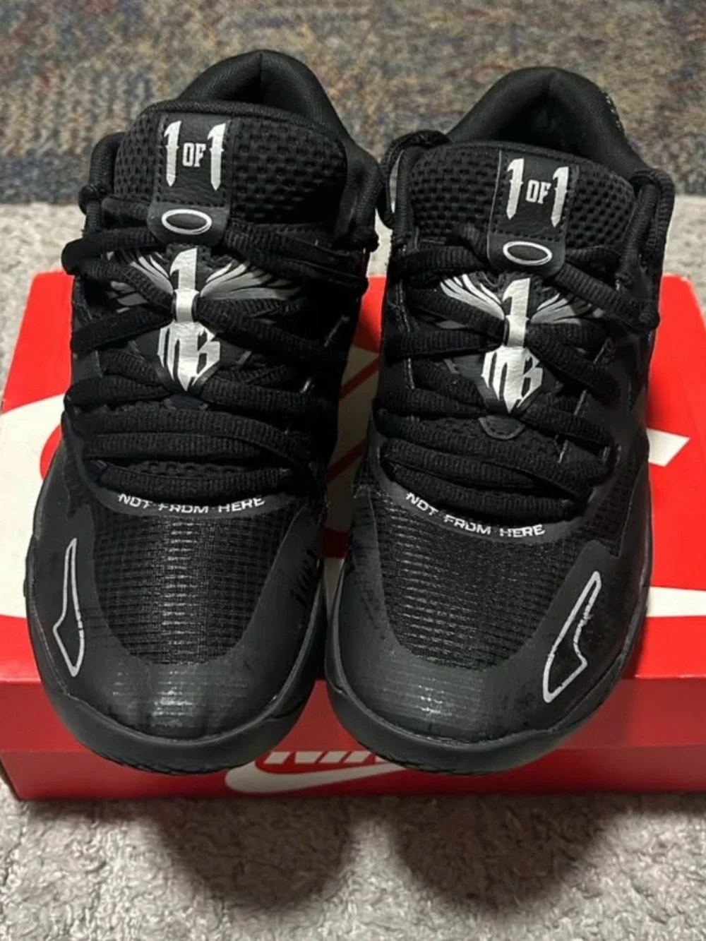 Nike Black Low-Top Athletic Sneakers with Subtle Gray Accents